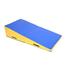 뜀틀 매트 접이식 착지 경사 감각 훈련 교육 장애물, 삼각사면 120x60x35 (접이식)