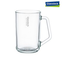 글라스락 내열 강화유리 이지그립 머그컵 480ml, 투명, 12개