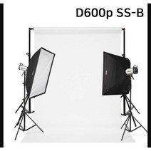 [다복점빵] 포멕스 사진조명 스튜디오 촬영 세트 (D600p SS-B) 이동형 배경시스템 (배경지135cm 화이트) 쇼핑몰 의류 패션 피팅 인물 프로필 추천