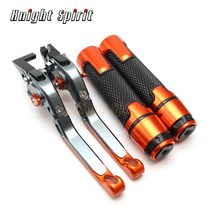 BMW G310GS G310R G310 GS/R - 바이크 오토바이 액세서리 접이식 브레이크 클러치 레버 핸들 바 손잡이, [14] Orange 1 Set
