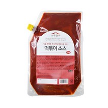 (유통기한 임박특가 23.2.28) 고추명가 떡볶이소스 2kg / 업소용식자재, 1개