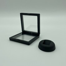 기념품 메달 주화 PE 필름 액자 보관함 블랙 9x9
