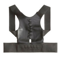 허리 어깨 굽은등 바른자세 교정기 corset back correction 자 숄더, 씨엔, 검은 색, l, 1개