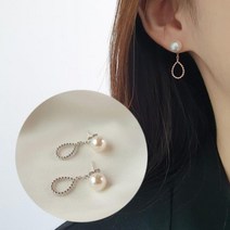 코코날다 연예인귀걸이 전체은 실버 원 진주 김희애 귀걸이 웨딩 혼주귀걸이 은귀걸이 순은 이어링