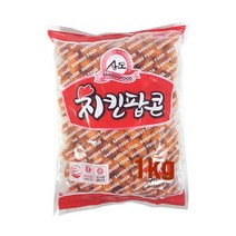 중문푸드 아이들이 좋아하는 치킨팝콘 엄마아빠 술안주도 팝콘치킨 1kg 야식 간식 캠핑요리 도시락 저녁반찬 추천, 3개