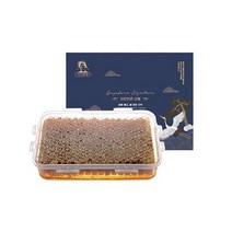 국내산 토종방식 꿀 팩 벌집꿀 500g(팩포장)