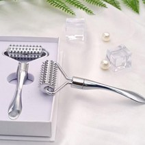 Stainless steel pointed roller spatula massage ball stone face roller massager to improve neck facia