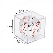야구공 케이스 진열용 아크릴 야구 자외선 차단 진열장 사인 클리어 기념 야구용