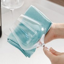 [줍줍] 안경도 정말 잘 닦이는 행주의 신개념 양면 비늘행주 (소 대), 대(5매묶음)