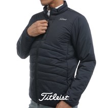 타이틀리스트 남성 블랙 GOLF INSULATION 재킷, 105