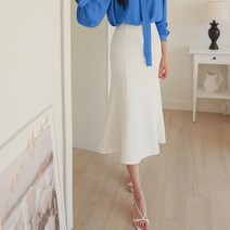 SKO086 라인 쫀쫀 머메이드 스커트
