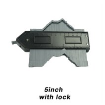 20/50mm 5;6;Contour Gauge Plastic Profile Copy Standard Wood Marking Tool Tiling Lnate Tiles, 08 TYPE B GREY