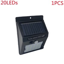 태양광 캠핑 차박 휴대용 usb 충전 랜턴 조명 손전등 1-4pcs 100 led 태양 광 야외 태양 광 벽 램프 pir 모션 센서 램프 정원 장 거리 방수 태양 광, 20led