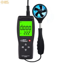 간편 휴대용 풍속측정기 풍력 풍량 습도 바람 시험기, AS8336 풍속 및 온도 텔레스코픽 핸들