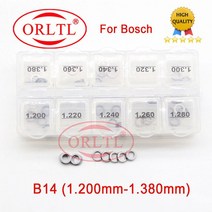 B15 B40 CR 연료 인젝터 조정 와셔 개스킷 수리 키트 Bosch, 06 B14(1.20-1.38) 50PCS, 06 B14(1.20-1.38) 50PCS