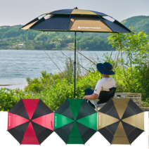 캠피캠 낚시 비치 파라솔 대형 초대형 각도기 우산형그늘막, 1개, 다크그린 47인치