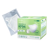 아이리스 개별포장 새부리형 중형 황사 마스크 100매 KF94 - 화이트, 단품