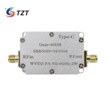 TZT SBB5089 + SE5004 단방향 마이크로 웨이브 전력 증폭기 RF 모듈 40DB WYDZ-PA-5G-6GHz-2W, 한개옵션0