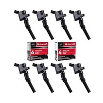 MAS 점화 코일 DG508 및 모터크래프트 스파크 플러그 SP479 포드 46L 54L V8 DG457 DG472 DG491 크라운 빅토리아 익스페디션 F150 F250 머스탱