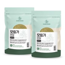 순수 100 % 프리미엄 무첨가 모링가 분말 대용량 가루 파우더 파우다 지퍼 백 팩 모린가 먹는 법 방법 고 칼슘 비타민 인도 네시아 산 국내 가공, 2개, 500g