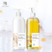 어스로하 [대용량] 클렌징폼&오일 2종세트, 1세트