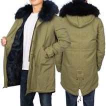 미스터앤미세스퍼 명품미스터앤 스퍼 라쿤퍼 야상 코트 182PK1003M 182PK1003MN2