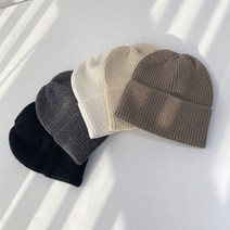 코지 남녀공용 스키장 패션템 땀 안차는 데일리 골지 쫀쫀한 비니, C0976_형광오렌지/FREE