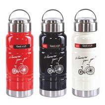 자전거 보온병 550ml, 크림