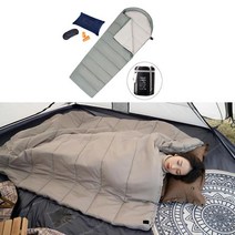 캠핑에어매트 캠핑자충텐트 백패킹 에어매트 아웃도어 0 도 다운 코튼 슬리핑 추운 날씨 캠핑 배낭 여행 사무실 가정 가방 캠프 피크닉 등산, Green 16kg