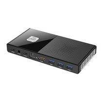 M6 포켓 미니 PC 11 세대 펜티엄 N6005 셀러론 N5105 윈도우즈 DDR4 2933MHz 휴대용 컴퓨터 2500M LAN 4K, 01 Pentium N6000_04 EU, 02 16GB DDR4 No Storage