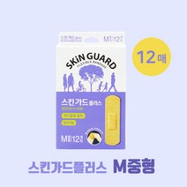 동아제약 스킨가드플러스 M중형 12매 방수기능 멸균반창고 상처케어, 1개
