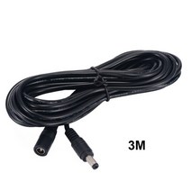 연장 케이블 DC12V 5.5*2.1mm 남성 여성 전원 코드 1M 2M 3M 5M DC 커넥터 LED 스트립 조명 어댑터 CCTV 카, 한개옵션1, 03 3M