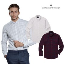 젠틀맨즈컨셉 히팅 논 아이론 체크 셔츠 2종