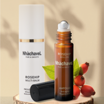 냐샤벨 로즈힙 멀티밤 + 로즈힙 롤온 앰플 (신제품출시 1+1 행사)