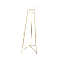 철제 골드 그림거치대 액자 스탠드 이젤 웨딩 전시용, 골드 대형 (높이 145cm)