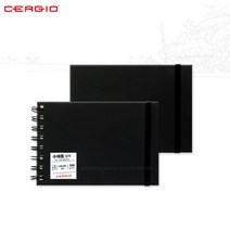 캔손 세르지오 몽발 트레블북 하드커버 300g 10.5x14.8 24매입 양장패드/중목, CE-MV300-HG-A6 1면제본