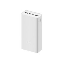 [SHAOMI]샤오미 고속 충전 보조배터리3 30000mah PB3018ZM, 화이트