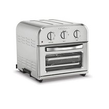 쿠진아트 TOA-26 소형 에어프라이어 토스터기 1800W 모터 60분 타이머, Compact Airfryer Oven, Stainless Steel, 스테인리스 스틸