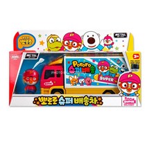 뽀로로 택배 트럭 피규어 유아 장난감 선물 두돌선물