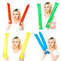 (막대풍선수입)파티용품 파티풍선 팡팡 풍선 응원용품, 오렌지