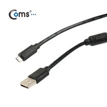 IT748 Coms USB Micro 5Pin 케이블 1.5M Black 노이즈, ONECOLOR/FREE