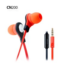 [CN200 커널타입] 스테레오 스마트폰이어폰 통화가능 /실리콘 이어캡 /리모트 컨트롤러 /귀안아픈 학생인강용[선물용], 화이트