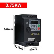 인버터 자동차 캠핑용 시거잭 CW100 주파수 변환기 VFD 단상 3 상 380V 220V 075 15 22 455Kw 1P 3P 출력 가변 드라이버, 1.075KW - 1PH220V3PH220V