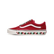 정품 반스 올드스쿨 36 D 애너하임 팩토리 OG 스트로베리 레드 VN0A4BVQRED1 Old Skool ANAHEIM FACTORY STRAWBERRY RED