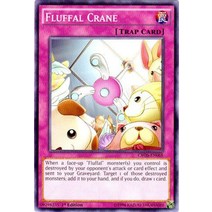 유희왕 영어판 Fluffal Crane (CROS-EN068) - Crossed Souls - 1st Edition - Common