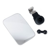 사이드미러보조거울 자동차 사각 지대 미러 도어 사이드 보조 백미러 360 도 조정 가능한 프레임리스 안전, 01 01 set