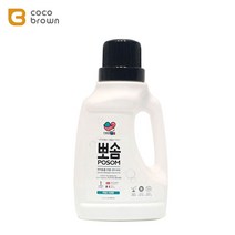 뽀솜 반려동물 전용 세탁세제 강아지 고양이용 1L 마일드코튼향, 1개, 1000ml