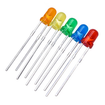 아두이노 LED 3MM 3파이 10개, 레드