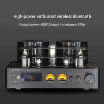 220V 400W * 2 무선 블루투스 튜브 앰프 HiFi AV889 USB 고전력 발열 튜브 앰프 진공 튜브 레트로 홈 앰프|Amplifier|, 1개, 단일, 단일
