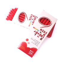 [홈앤스쿨] 문교 만점 색연필 샤프식 체점 12개입 빨강